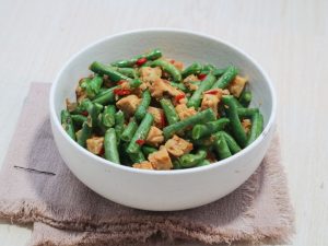 oseng tempe kacang panjang