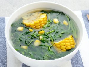 sayur bening bayam jagung